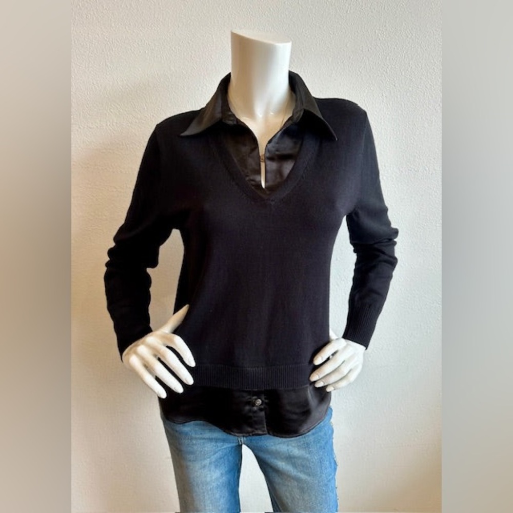 J Society - 2Fer Pullover - Black  size XS